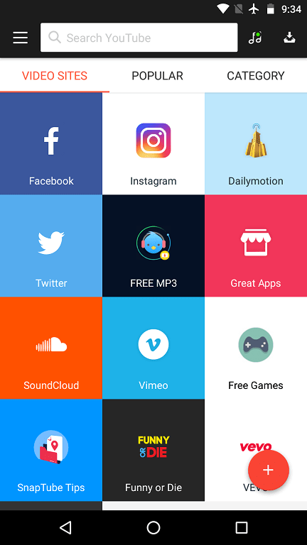 Snaptube - download videos from youtube