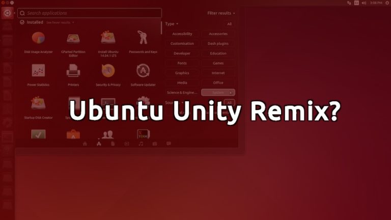 ubuntu unity remix official flavor possible