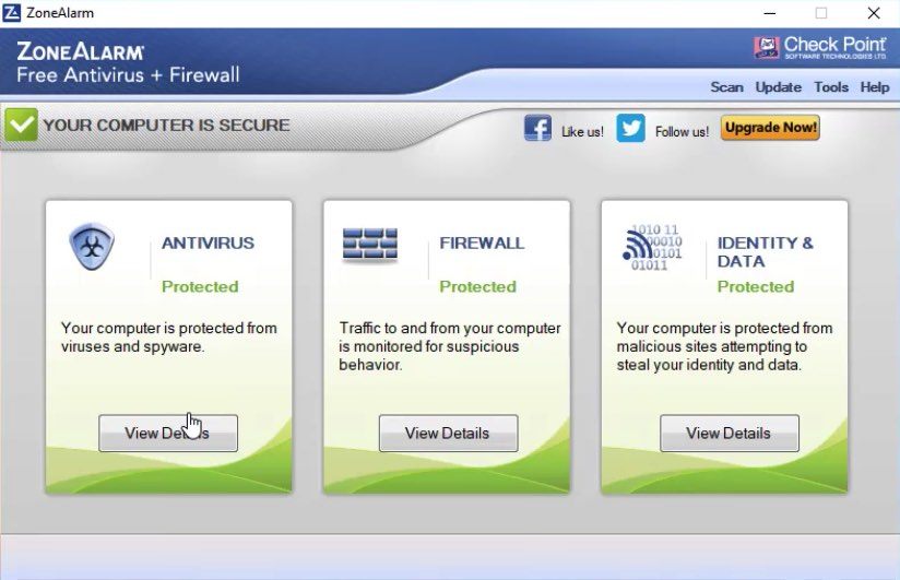 zonealarm antivirus