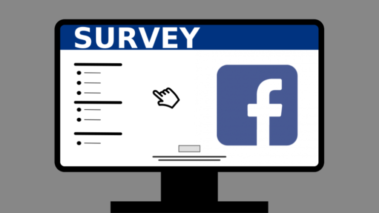 Facebook two question survey