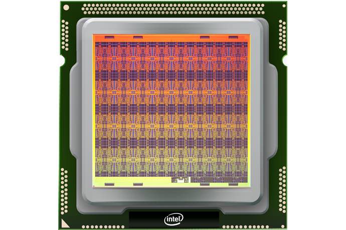 Intel Corporation’s self-learning neuromorphic research chip, code-named “Loihi.” (Credit: Intel Corporation)