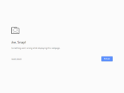 chrome aw snap error fix