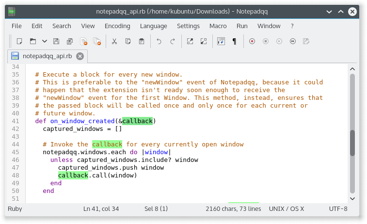 programming text editor