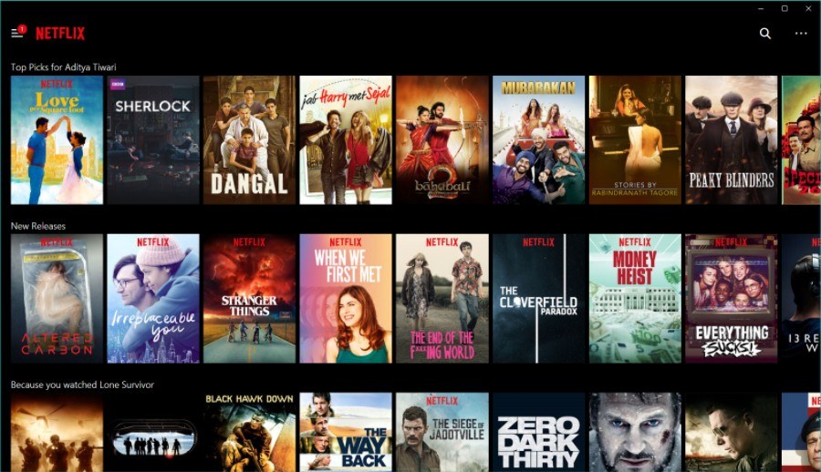 Best Streaming Services in India 1 Netflix