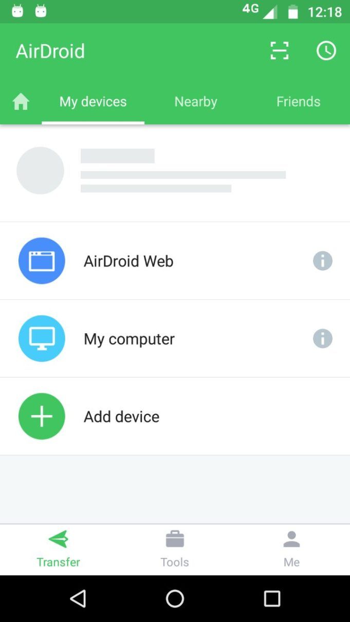file sharing app for android