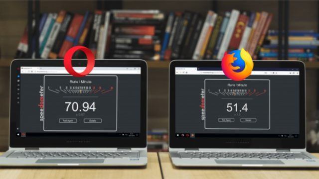 Opera 51 beats firefox 58 quantum