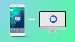 android messages on pc