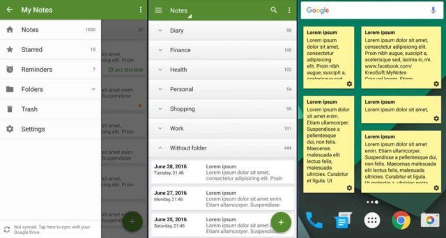 best free notes app android