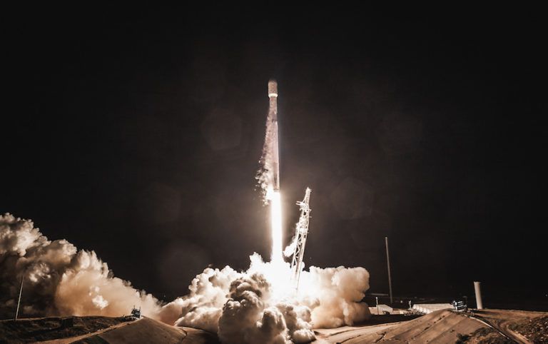 spacex flacon 9 starlink satellite launch
