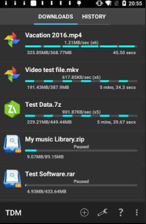 turbo download manager para android