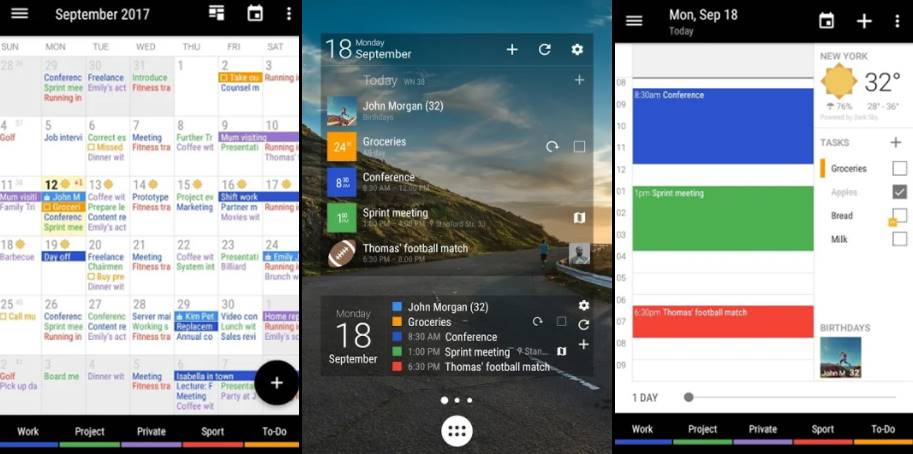 8 Best Android Calendar App List To Keep You Organized In 2018