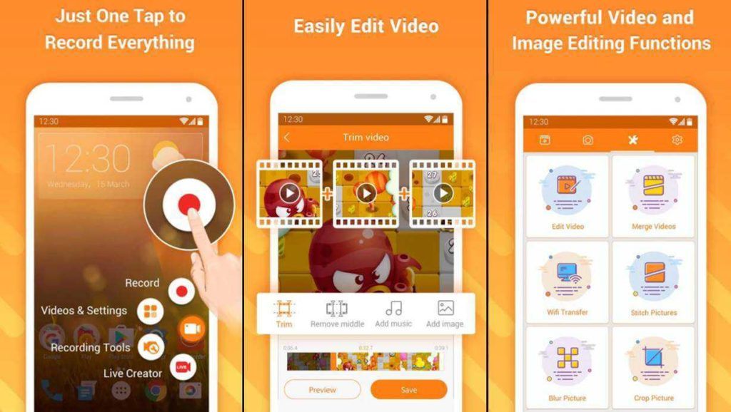 8 Best Android Screen Recorder Apps With Professional Features Edition