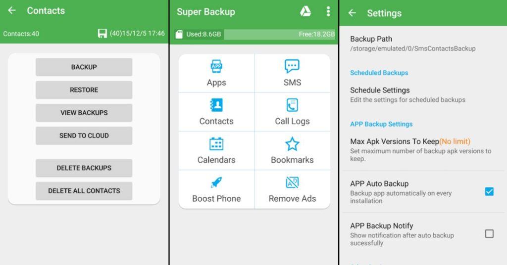 best sms backup app for android 2018