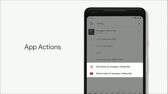 AppActions Android P