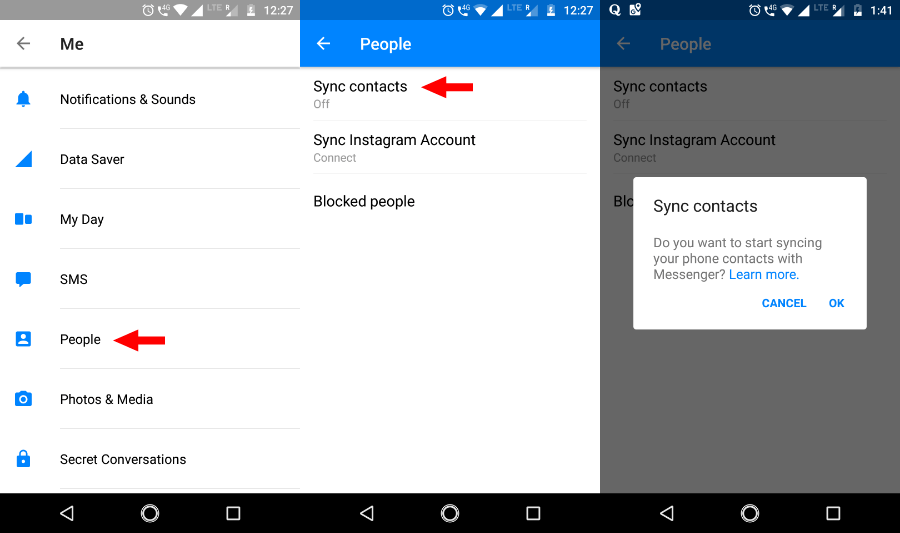 Disable Facebook Data Collection Messenger Android