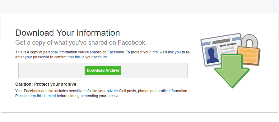 Download Facebook Data Archive 3
