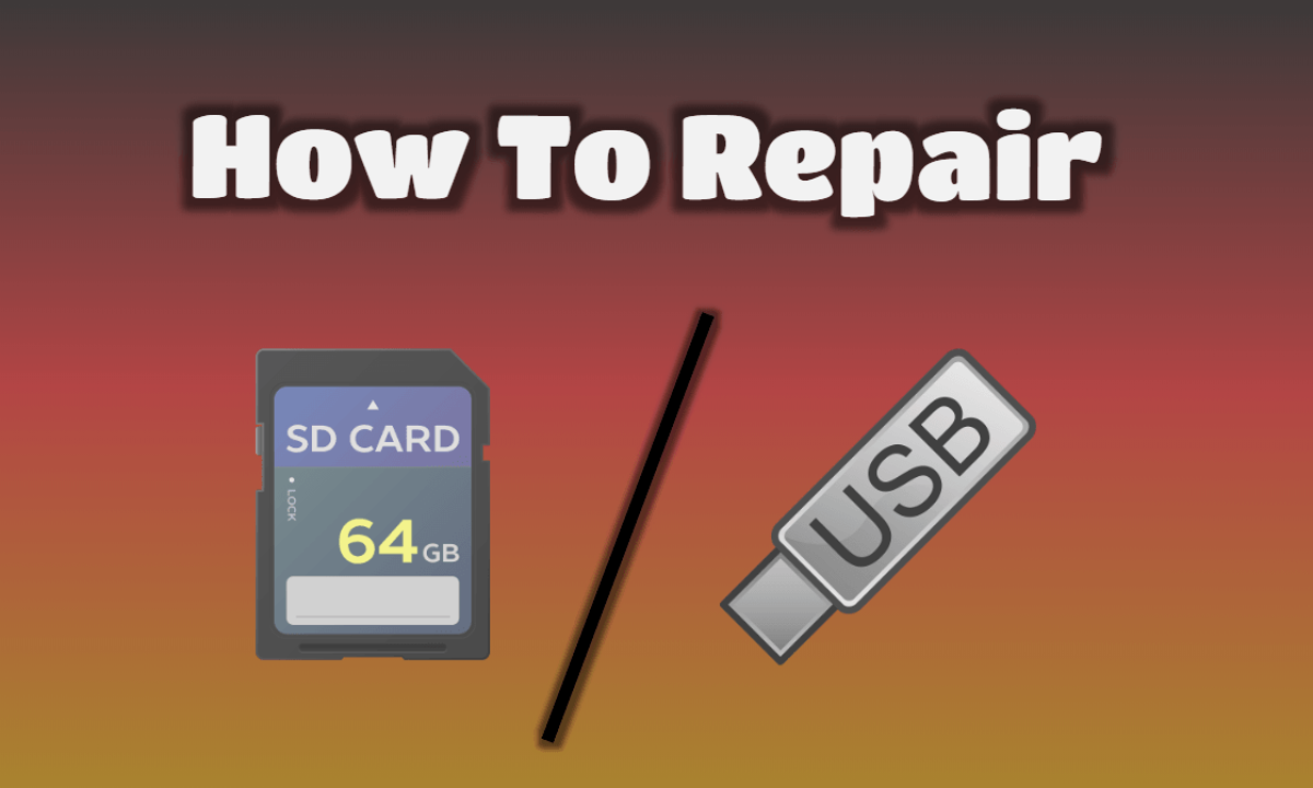 repair corrupted sd card