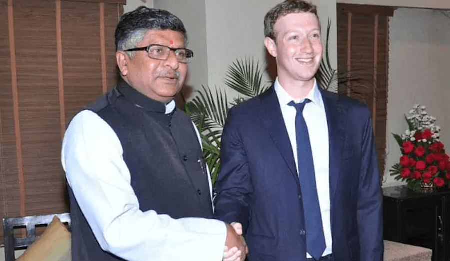 Ravi Shankar Prasad Warns Mark Zuckerberg