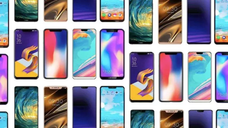 android phones with notch copying iphone x