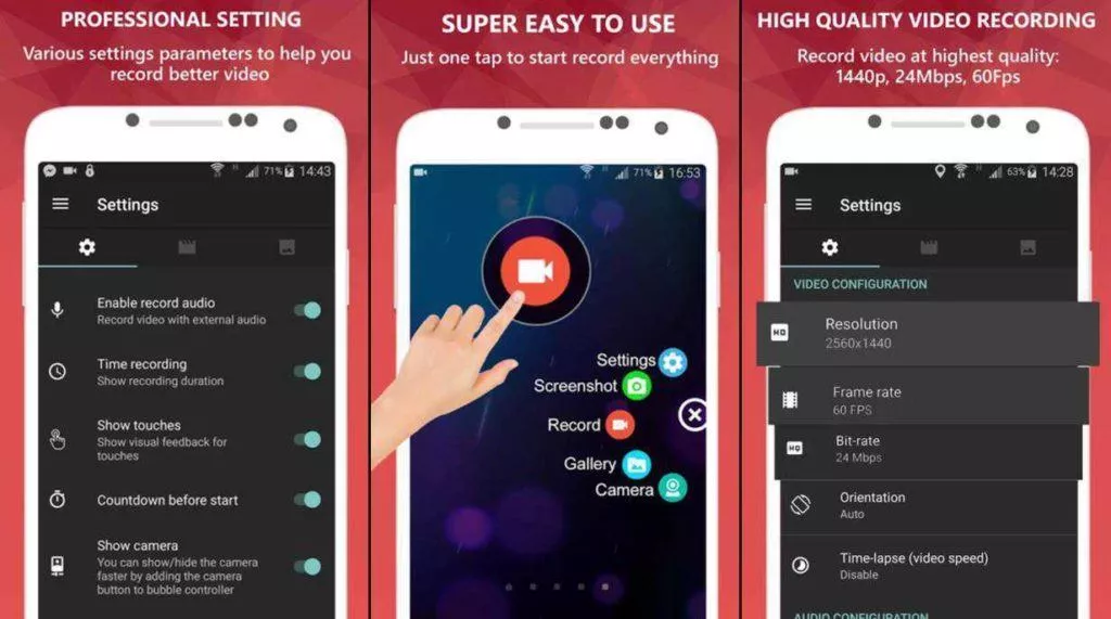 8 Best Android Screen Recorder Apps With Professional Features 2020 Edition