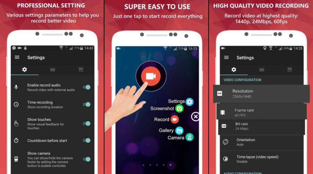 8 Best Android Screen Recorder Apps With Professional Features Edition