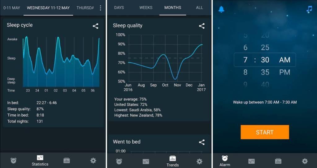 sleep tracking android wear