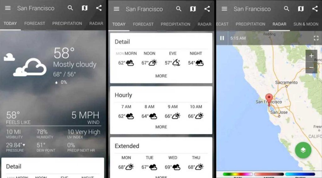 what is the best weather radar app for android