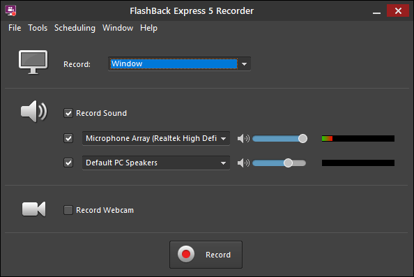 최고의 화면 녹화 소프트웨어 Windows 4 FlashBack Express