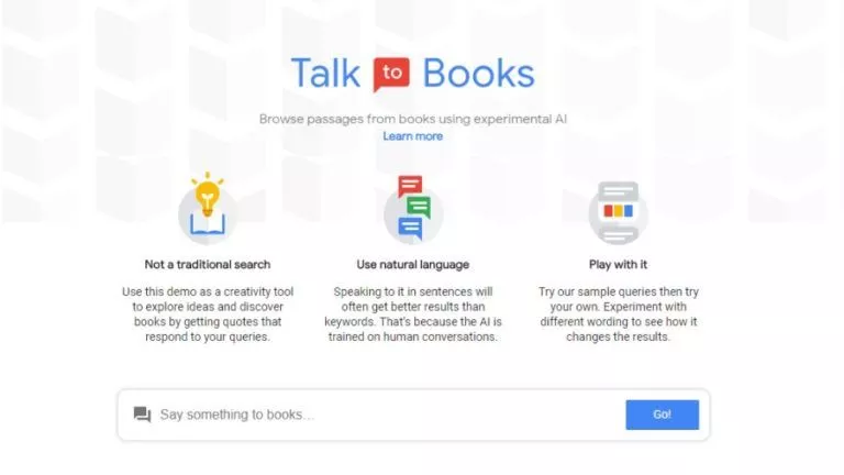 Google’s “Talk To Books” Search Engine Can Save Your Time Reading 100,000 Books