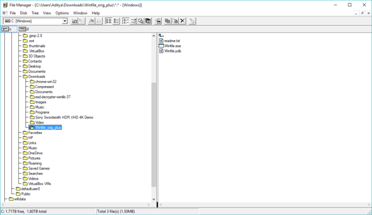 Microsoft Open Source File Manager Windows 3.0