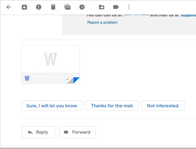 Smart reply gmail