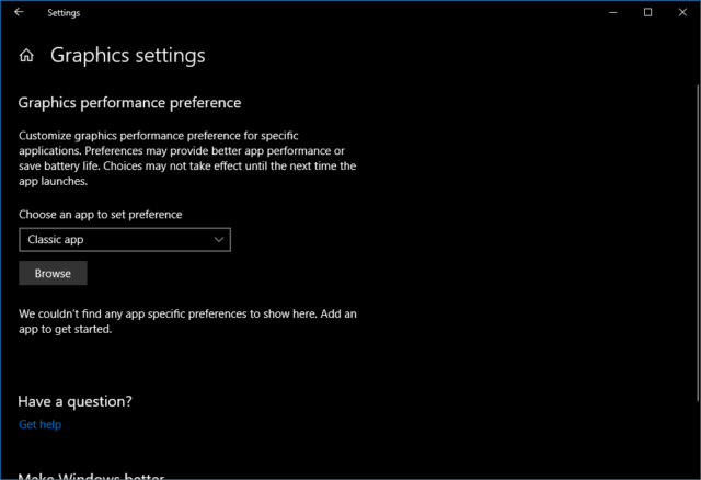 gpu update windows 10
