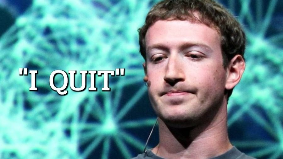 facebook zuckerberg quits fb