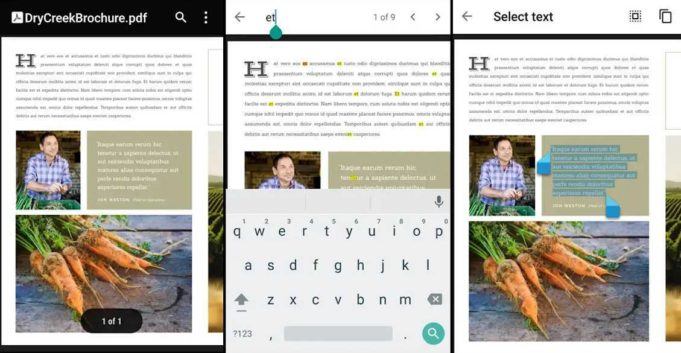 android pdf search library