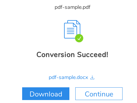 pdf conversion done