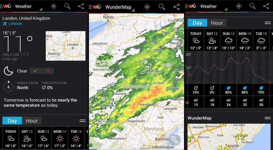 weather underground apps iphone