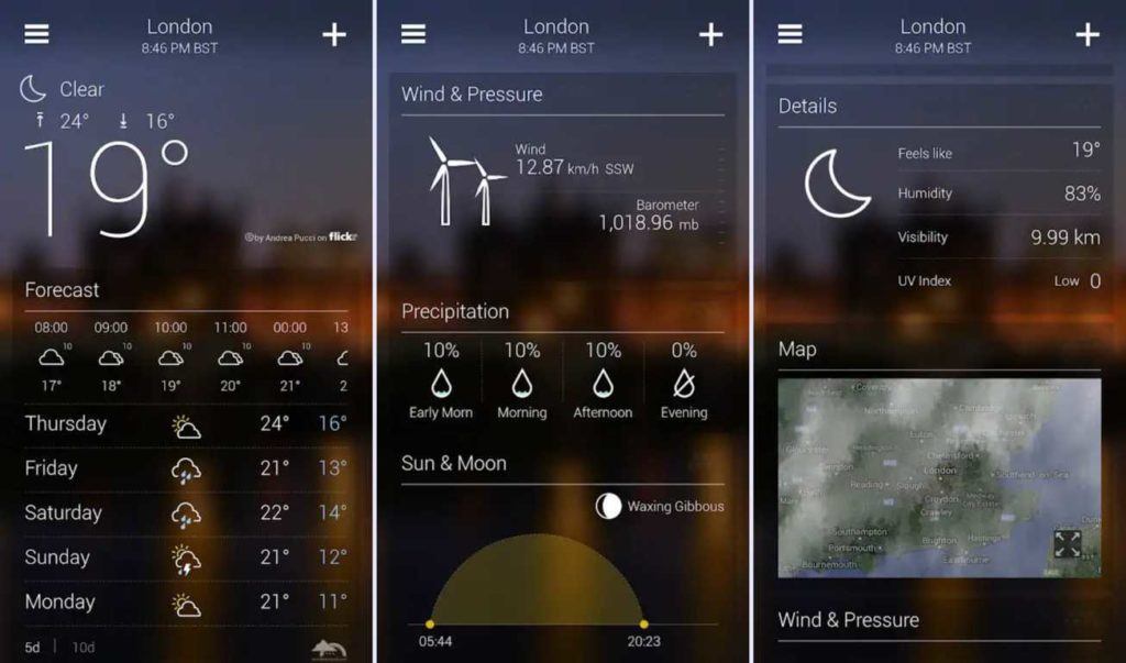 download yahoo weather 10 day forecast