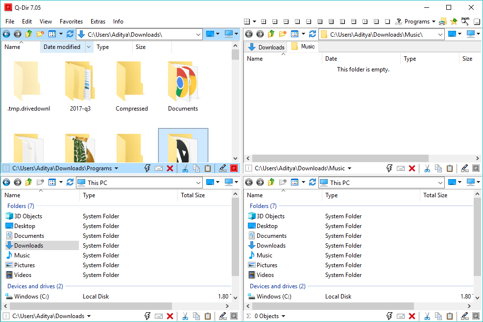 Best Windows File Manager 3 Q-dir