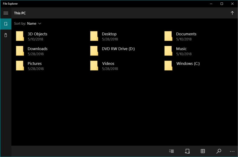 Microsoft’s Hidden UWP File Explorer Gets New Features