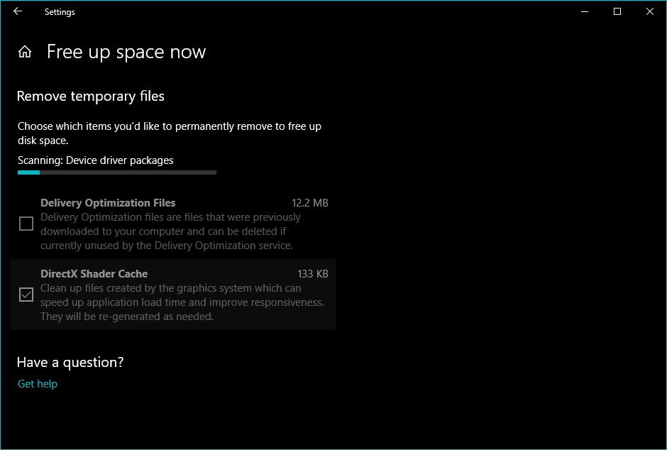 Free Up Space Windows 10 April Update 2