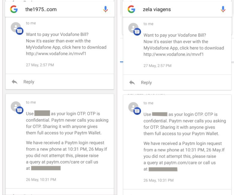 Secret Commands Let Google Access All Your Android Text Messages