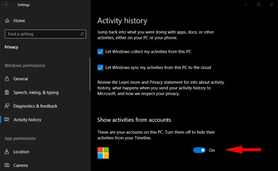 How to use windows 10 timeline 8 disable timeline