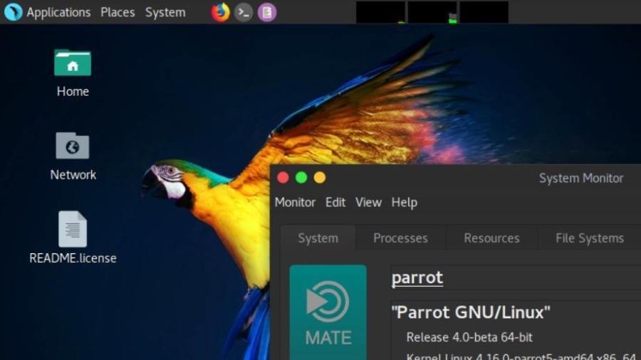 parrot os commands