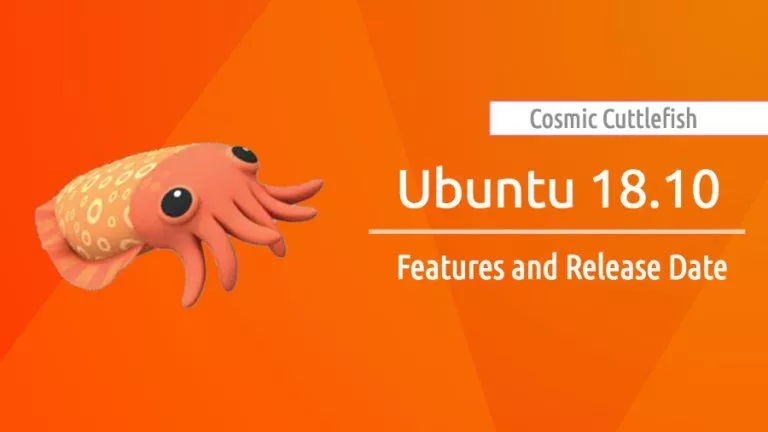 ubuntu Cosmic 18.10 Cuttlefish