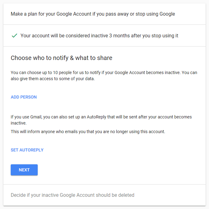Delete Google Account After Death 5
