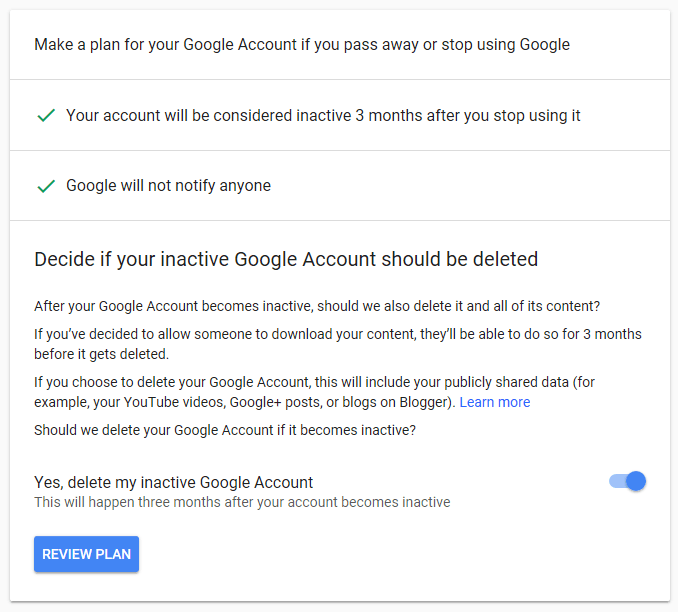 Delete Google Account After Death 6