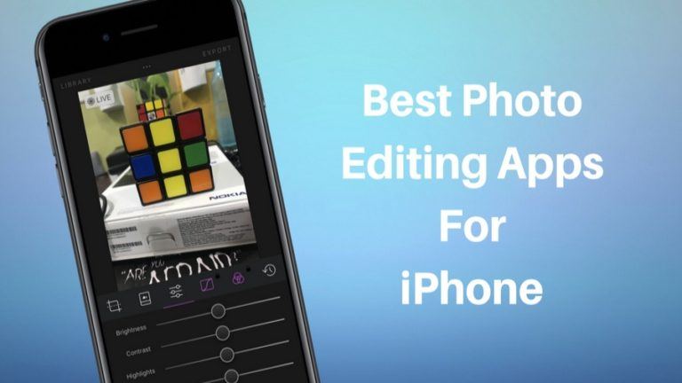 Photo editing apps for iphone