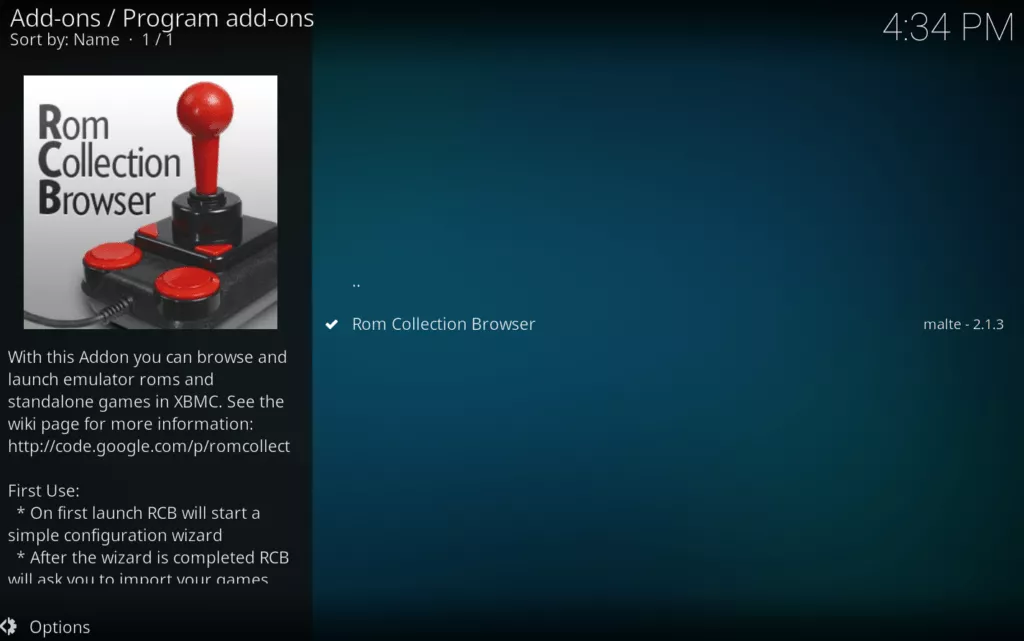 ROM Collection Browser Addon