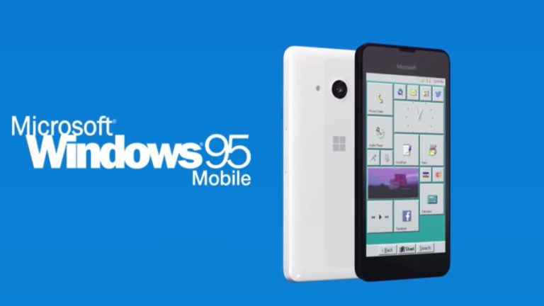 How About A Smartphone Running On Microsoft Windows 95?