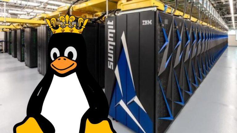 top500 supercomputers linux powered 2018
